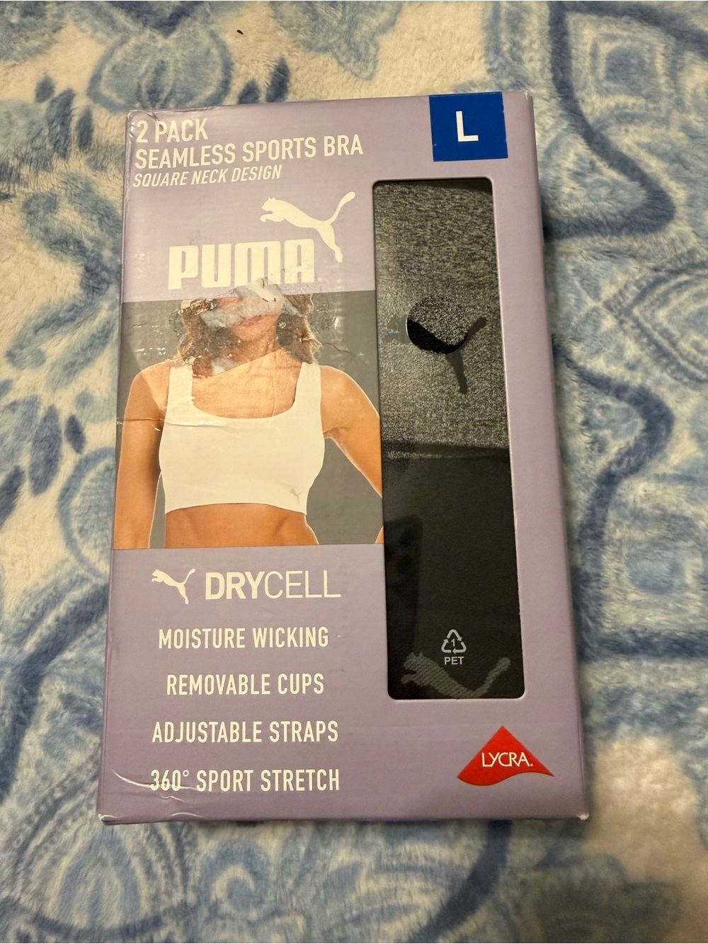 Women’s Puma Seamless Sports Bra Size Large NEW